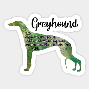 Greyhound Sticker